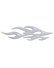 (CARD) CHROME PLASTIC FLAME ACCENT - FACE RIGHT (CARD) CHROME PLASTIC FLAME ACCENT - FACE RIGHT