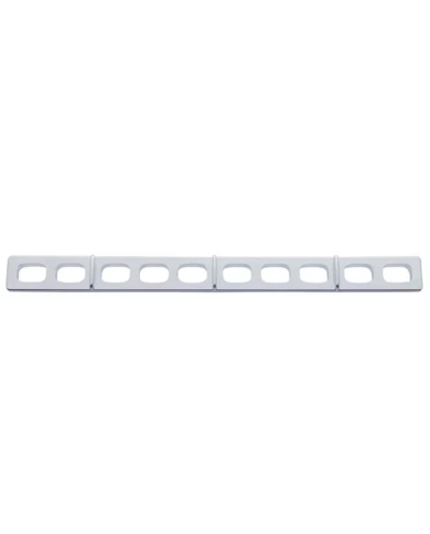 (CARD) CHROME PLASTIC FREIGHTLINER BUTTON PANEL (CARD) CHROME PLASTIC FREIGHTLINER BUTTON PANEL