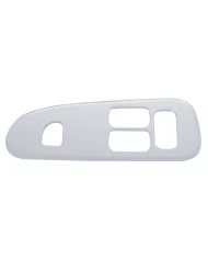 (CARD) CHROME PLASTIC 2006+ PETERBILT WINDOW SWITCH TRIM - DRIVER SIDE W/ 4 OPENINGS (CARD) CHROME PLASTIC 2006+ PETERBILT WINDOW SWITCH TRIM - DRIVER SIDE W/ 4 OPENINGS