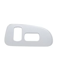 (CARD) CHROME PLASTIC 2006+ PETERBILT WINDOW SWITCH TRIM - PASSENGER SIDE W/ 2 OPENINGS (CARD) CHROME PLASTIC 2006+ PETERBILT WINDOW SWITCH TRIM - PASSENGER SIDE W/ 2 OPENINGS