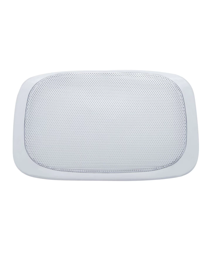 (CARD) CHROME PLASTIC 2006+ PETERBILT RECTANGULAR SPEAKER COVER - SNAP ON