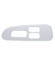 (CARD) CHROME PLASTIC 2006+ PETERBILT WINDOW SWITCH TRIM - DRIVER SIDE W/ 3 OPENING (CARD) CHROME PLASTIC 2006+ PETERBILT WINDOW SWITCH TRIM - DRIVER SIDE W/ 3 OPENING