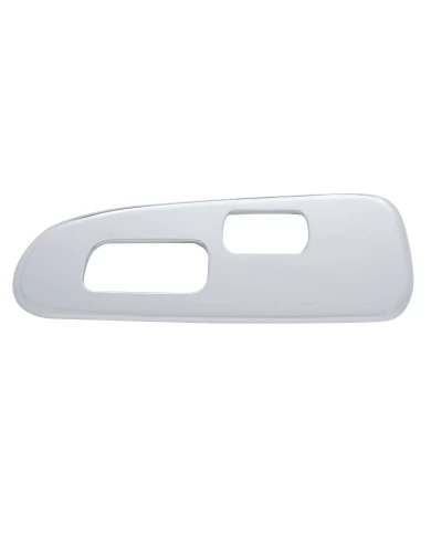 (CARD) CHROME PLASTIC 2006+ PETERBILT WINDOW SWITCH TRIM - DRIVER SIDE W/ 2 OPENING (CARD) CHROME PLASTIC 2006+ PETERBILT WINDOW SWITCH TRIM - DRIVER SIDE W/ 2 OPENING
