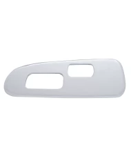 (CARD) CHROME PLASTIC 2006+ PETERBILT WINDOW SWITCH TRIM - DRIVER SIDE W/ 2 OPENING (CARD) CHROME PLASTIC 2006+ PETERBILT WINDOW SWITCH TRIM - DRIVER SIDE W/ 2 OPENING