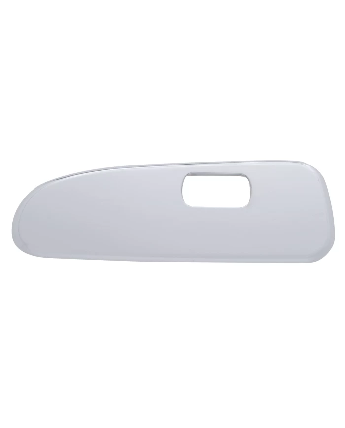 (CARD) CHROME PLASTIC 2006+ PETERBILT WINDOW SWITCH TRIM - DRIVER SIDE W/ 1 OPENING