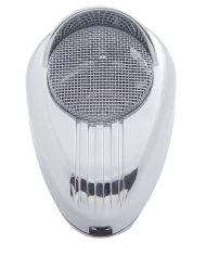 (CARD) CHROME PLASTIC SIGNATURE C.B. MICROPHONE COVER - PLAIN (CARD) CHROME PLASTIC SIGNATURE C.B. MICROPHONE COVER - PLAIN
