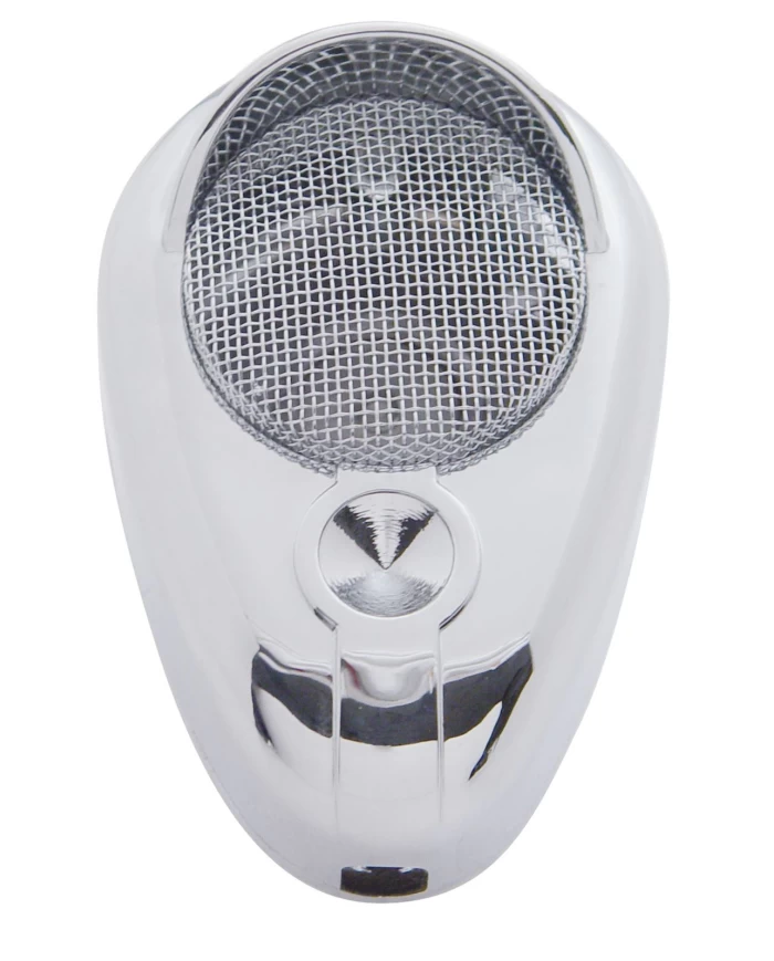 (CARD) CHROME PLASTIC SIGNATURE C.B. MICROPHONE COVER - INDENTED (CARD) CHROME PLASTIC SIGNATURE C.B. MICROPHONE COVER - INDENTED