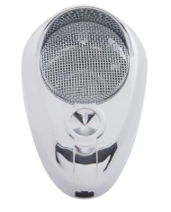 (CARD) CHROME PLASTIC SIGNATURE C.B. MICROPHONE COVER - INDENTED (CARD) CHROME PLASTIC SIGNATURE C.B. MICROPHONE COVER - INDENTED