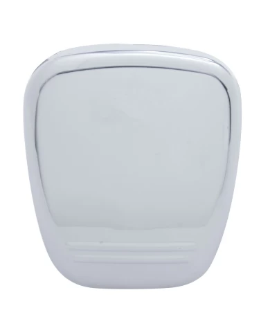 (CARD) CHROME PLASTIC 2006+ PETERBILT DIAGNOSTIC PLUG COVER - PLAIN (CARD) CHROME PLASTIC 2006+ PETERBILT DIAGNOSTIC PLUG COVER - PLAIN