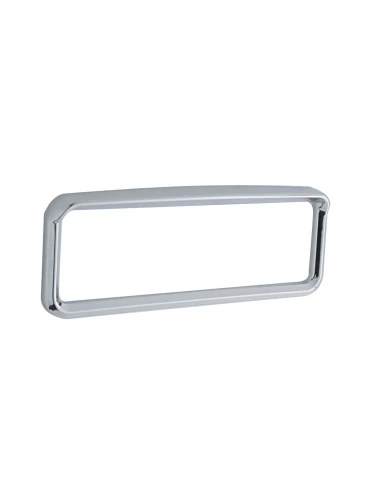 (CARD) CHROME PLASTIC 2006+ PETERBILT VIN PLAQUE BEZEL (CARD) CHROME PLASTIC 2006+ PETERBILT VIN PLAQUE BEZEL