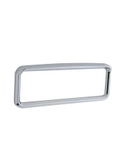 (CARD) CHROME PLASTIC 2006+ PETERBILT VIN PLAQUE BEZEL (CARD) CHROME PLASTIC 2006+ PETERBILT VIN PLAQUE BEZEL