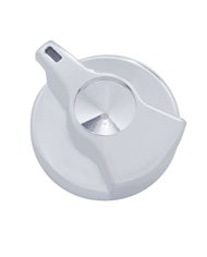(CARD) CHROME PLASTIC PETERBILT TIMER KNOB - INDENTED (CARD) CHROME PLASTIC PETERBILT TIMER KNOB - INDENTED