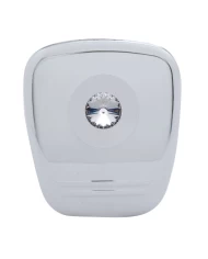 (CARD) CHROME PLASTIC 2006+ PETERBILT DIAGNOSTIC COVER W/ DIAMOND - CLEAR