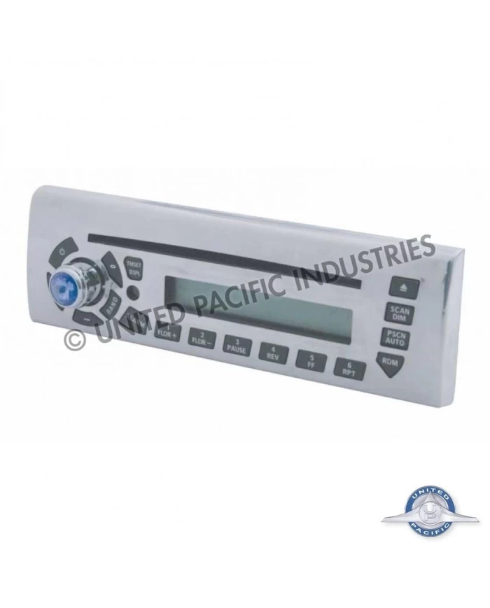 (CARD) STAINLESS STEEL DELPHI RADIO FACE PLATE