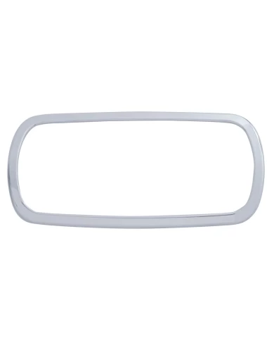 (CARD) CHROME PLASTIC 2006+ PETERBILT DOME LIGHT TRIM (CARD) CHROME PLASTIC 2006+ PETERBILT DOME LIGHT TRIM