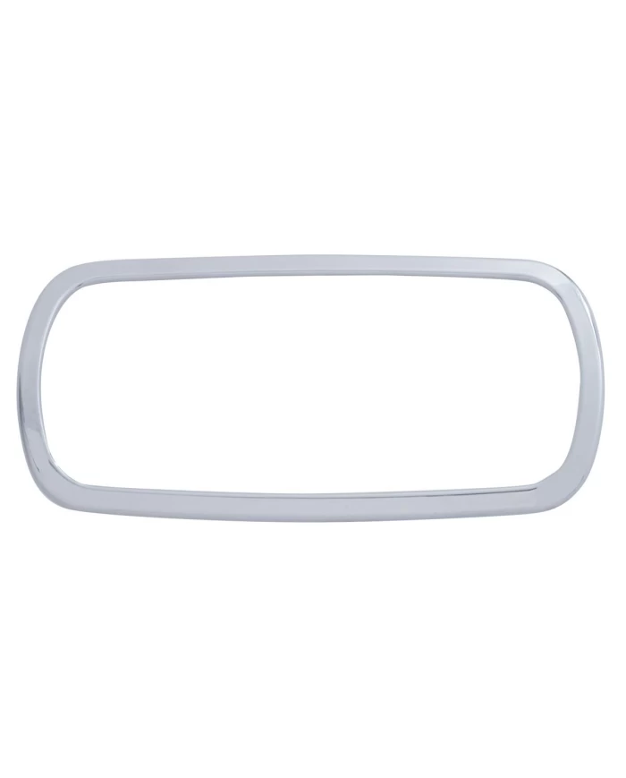 (CARD) CHROME PLASTIC 2006+ PETERBILT DOME LIGHT TRIM (CARD) CHROME PLASTIC 2006+ PETERBILT DOME LIGHT TRIM