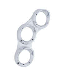 (CARD) CHROME PLASTIC 2006+ PETERBILT GAUGE CLUSTER COVER - LEFT SIDE (CARD) CHROME PLASTIC 2006+ PETERBILT GAUGE CLUSTER COVER - LEFT SIDE