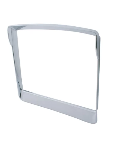 (CARD) CHROME PLASTIC 2006+ KENWORTH SPEED/TACH PANEL TRIM W/ VISOR (CARD) CHROME PLASTIC 2006+ KENWORTH SPEED/TACH PANEL TRIM W/ VISOR