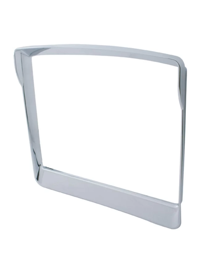 (CARD) CHROME PLASTIC 2006+ KENWORTH SPEED/TACH PANEL TRIM W/ VISOR