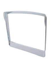 (CARD) CHROME PLASTIC 2006+ KENWORTH SPEED/TACH PANEL TRIM W/ VISOR