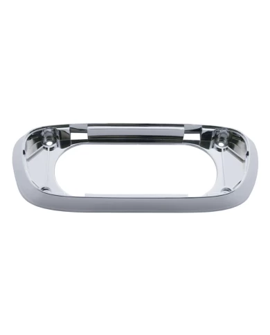 (CARD) CHROME PLASTIC 2006+ KENWORTH CENTER DOME LT BEZEL (CARD) CHROME PLASTIC 2006+ KENWORTH CENTER DOME LT BEZEL