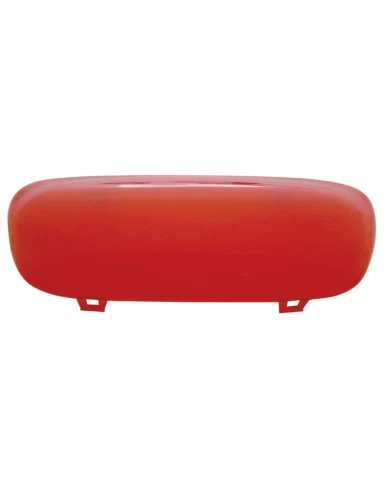 (CARD) 2006+ KENWORTH CENTER RECTANGULAR DOME LENS - RED (CARD) 2006+ KENWORTH CENTER RECTANGULAR DOME LENS - RED