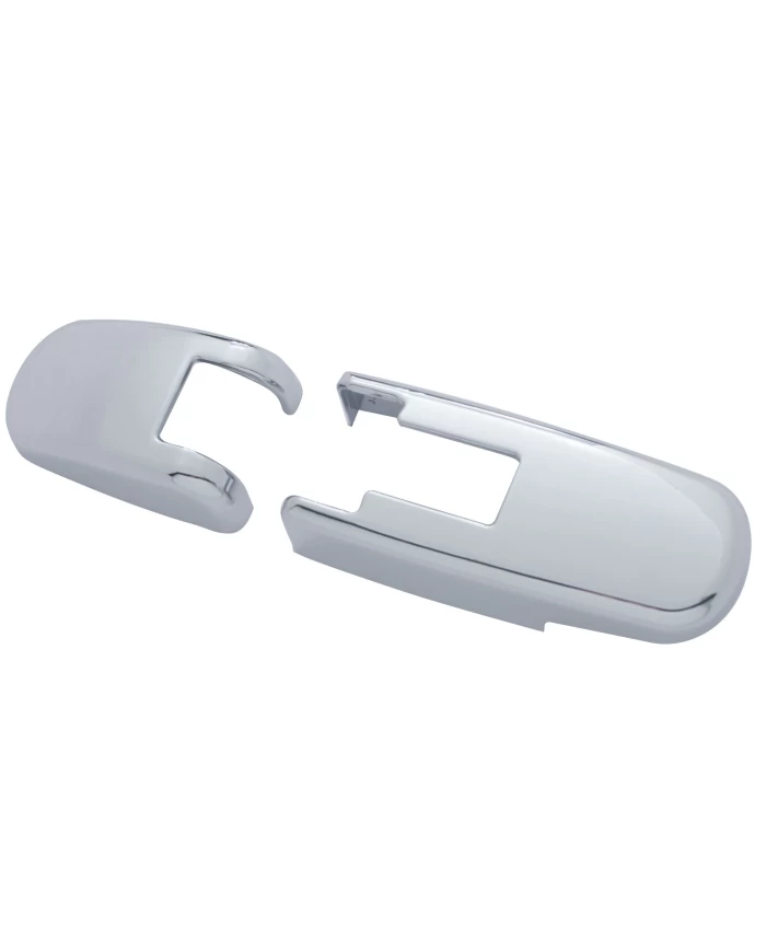 (2/CARD) CHROME PLASTIC 2006+ KENWORTH T660 HOOD LATCH COVER