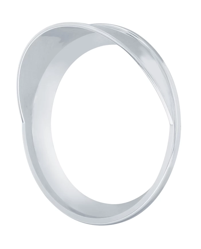 (CARD) CHROME PLASTIC 2006+ KENWORTH LARGE GAUGE COVER WITH VISOR (CARD) CHROME PLASTIC 2006+ KENWORTH LARGE GAUGE COVER WITH VISOR