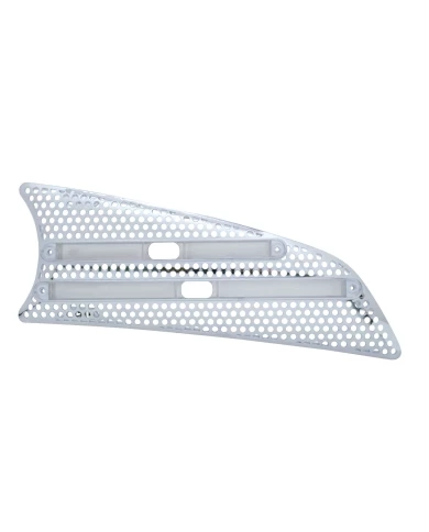 (CARD) CHROME PLASTIC 2007+ KENWORTH T660 AIR INTAKE W/ 2 LIGHT CUTOUTS - PASSENGER (CARD) CHROME PLASTIC 2007+ KENWORTH T660 AIR INTAKE W/ 2 LIGHT CUTOUTS - PASSENGER