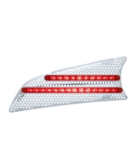 (CARD) CR. PL. 2007+ KW T660 DRIVER SIDE AIR INTAKE W/ 10 RED LED 9" & 14 RED LED 12" LIGHT BAR - RED LENS (CARD) CR. PL. 2007+ KW T660 DRIVER SIDE AIR INTAKE W/ 10 RED LED 9" & 14 RED LED 12" LIGHT BAR - RED LENS