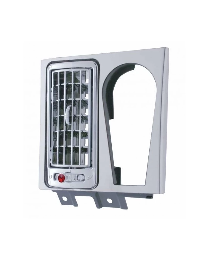 (CARD) STAINLESS STEEL VOLVO LIGHT PANEL TRIM