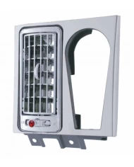 (CARD) STAINLESS STEEL VOLVO LIGHT PANEL TRIM