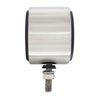 UP31815-Stainless 2.5" Double Face Light With LED Lights & Grommets - Amber & Red LED/Clear Lens