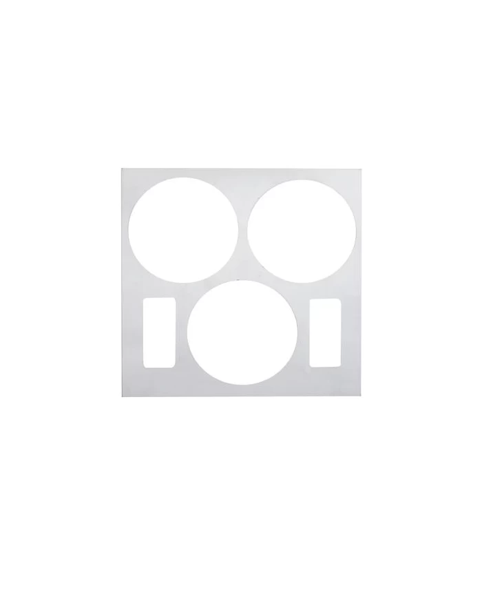 (CARD) STAINLESS STEEL VOLVO A/C CONTROL TRIM