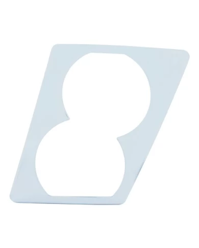 (CARD) CHROME PLASTIC VOLVO DRL/FOG LIGHT COVER - DRIVER (CARD) CHROME PLASTIC VOLVO DRL/FOG LIGHT COVER - DRIVER