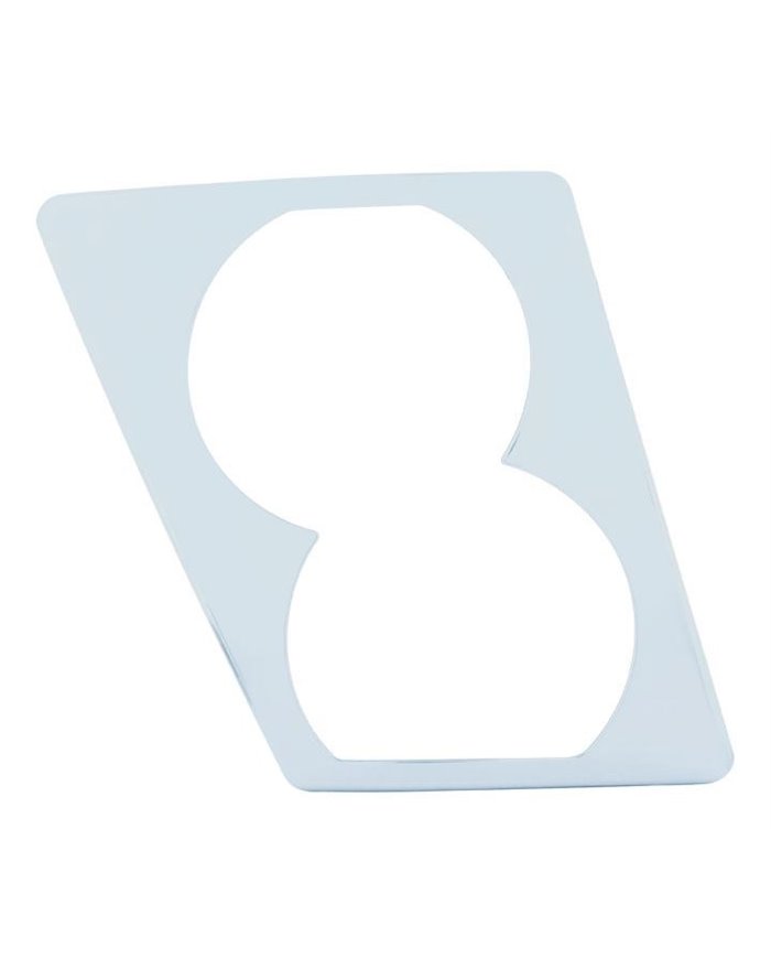 (CARD) CHROME PLASTIC VOLVO DRL/FOG LIGHT COVER - PASSENGER (CARD) CHROME PLASTIC VOLVO DRL/FOG LIGHT COVER - PASSENGER