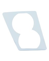 (CARD) CHROME PLASTIC VOLVO DRL/FOG LIGHT COVER - PASSENGER (CARD) CHROME PLASTIC VOLVO DRL/FOG LIGHT COVER - PASSENGER