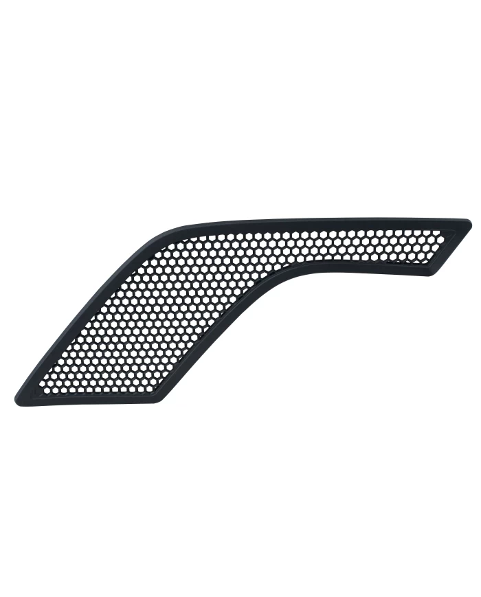 (BOX) VOLVO VNL HOOD AIR INTAKE GRILL - BLACK - DRIVER