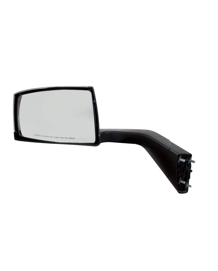 (BOX) CHROME HOOD MIRROR MADE FOR 2004-14 VOLVO VNL - DRIVER