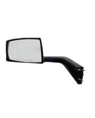(BOX) CHROME HOOD MIRROR MADE FOR 2004-14 VOLVO VNL - DRIVER (BOX) CHROME HOOD MIRROR MADE FOR 2004-14 VOLVO VNL - DRIVER