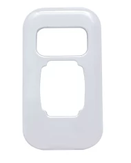 (CARD) CHROME PLASTIC PETERBILT DIMMER SWITCH TRIM (CARD) CHROME PLASTIC PETERBILT DIMMER SWITCH TRIM