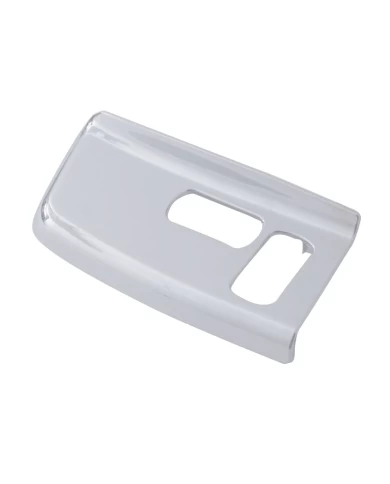 (CARD) CHROME PLASTIC PETERBILT 387 WINDOW SWITCH TRIM - PASSENGER (CARD) CHROME PLASTIC PETERBILT 387 WINDOW SWITCH TRIM - PASSENGER