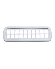 (CARD) CHROME PLASTIC PETERBILT 387 WARNING LIGHT TRIM