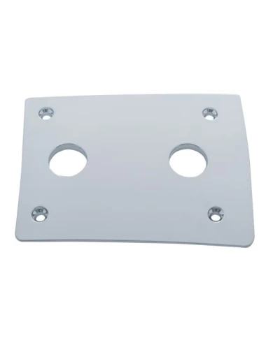 (CARD) CHROME PLASTIC PETERBILT 387 AIR VALVE TRIM (CARD) CHROME PLASTIC PETERBILT 387 AIR VALVE TRIM