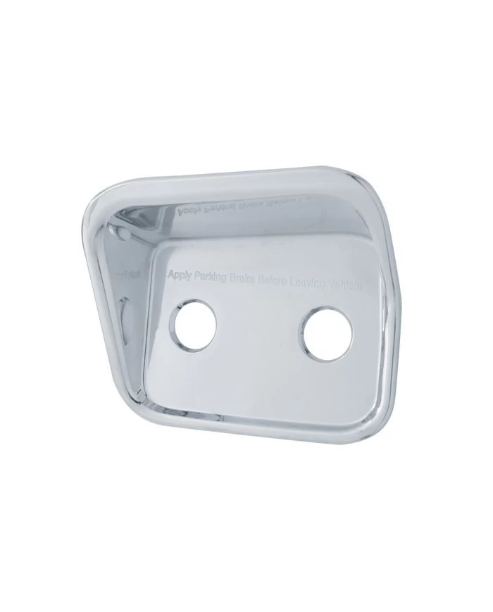 (CARD) CHROME PLASTIC 2006+ PETERBILT AIR VALVE BEZEL COVER
