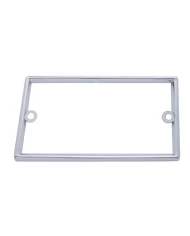 (CARD) CHROME PLASTIC 2002 KENWORTH PARKING BRAKE PANEL