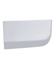 (CARD) CHROME PLASTIC FREIGHTLINER CENTURY CONSOLE STORAGE COMPARTMENT PANEL