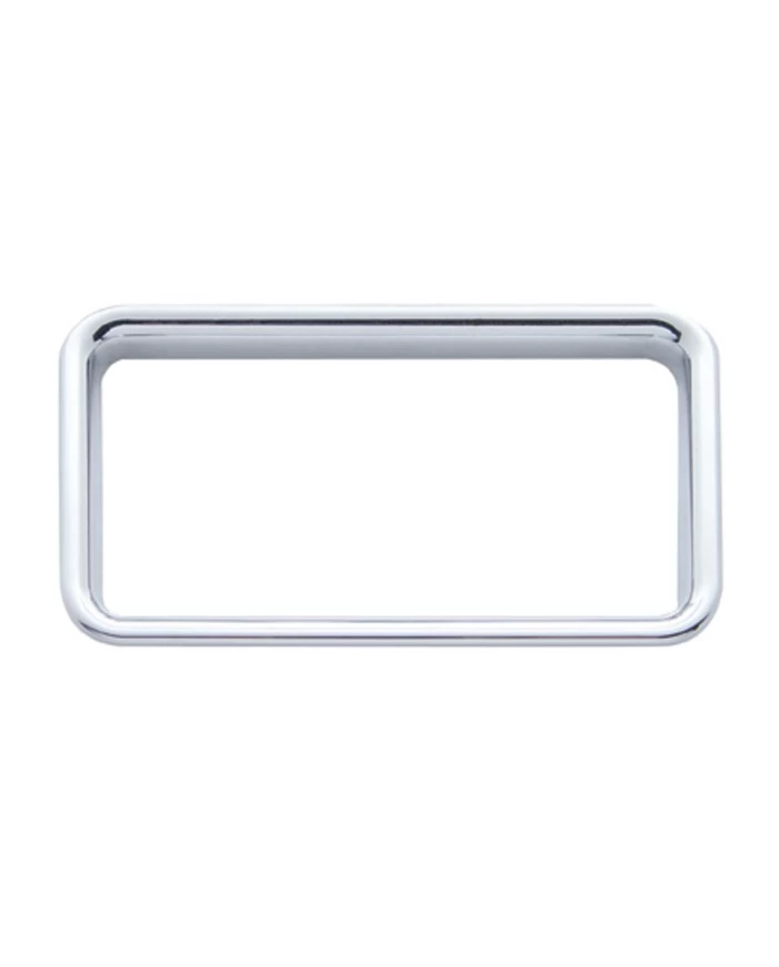 (CARD) CHROME PLASTIC FREIGHTLINER LIGHT PANEL BEZEL