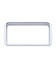 (CARD) CHROME PLASTIC FREIGHTLINER LIGHT PANEL BEZEL