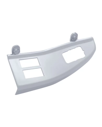 (CARD) CHROME PLASTIC FREIGHTLINER WINDOW SWITCH PANEL - DRIVER SIDE W/ 3 OPENINGS (CARD) CHROME PLASTIC FREIGHTLINER WINDOW SWITCH PANEL - DRIVER SIDE W/ 3 OPENINGS